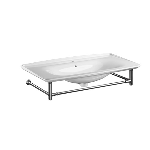 Washbasin with suspended structure 100 cm