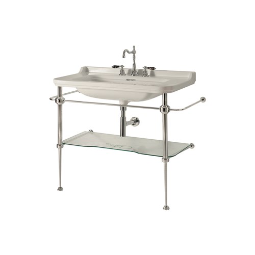 washbasin 100 with metal floor standing