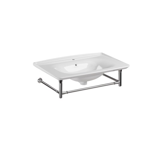 Washbasin with suspended structure 80 cm