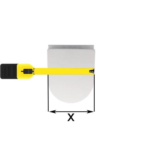 How to measure the toilet seat